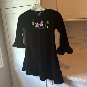 Super soft Black kids Winter dress